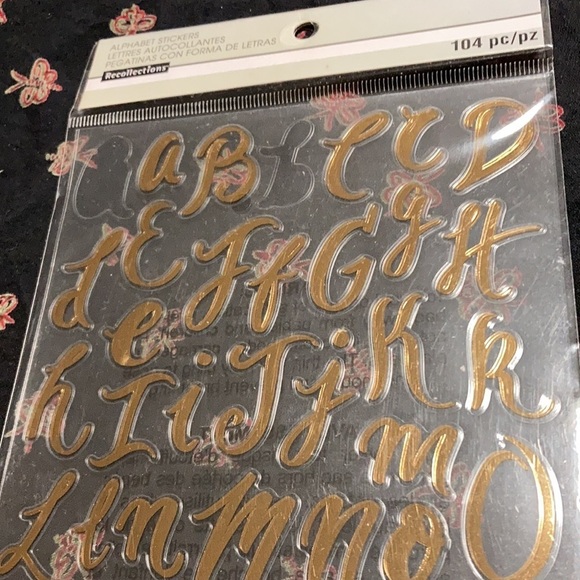 Recollections alphabet stickers used missed some stickers - Picture 1 of 5